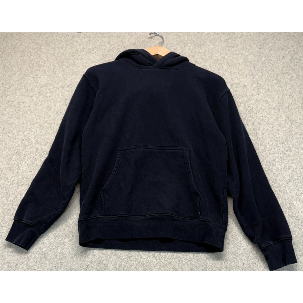 Tna Womens Pullover Hoodie Black Long Sleeve Cozy Fleece Regular Fit Pocket S